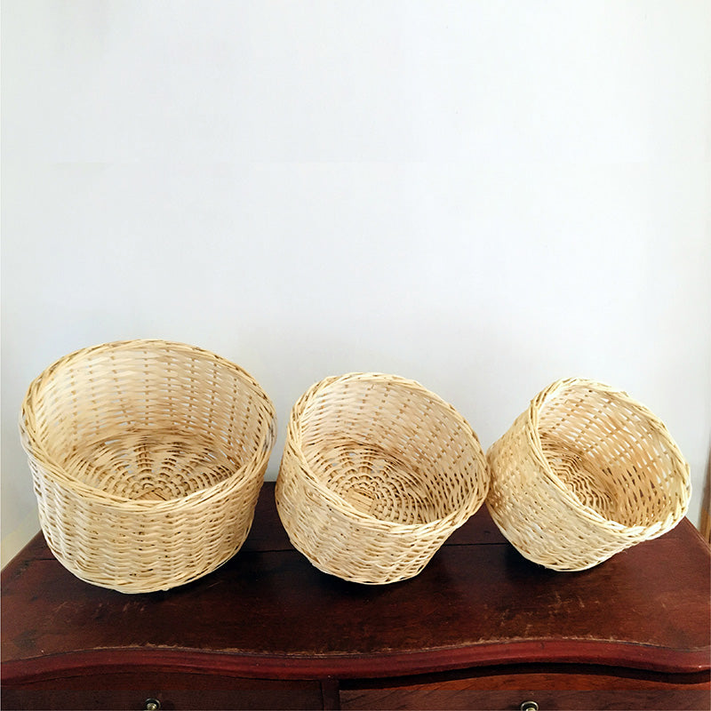 Cesta de mimbre grande