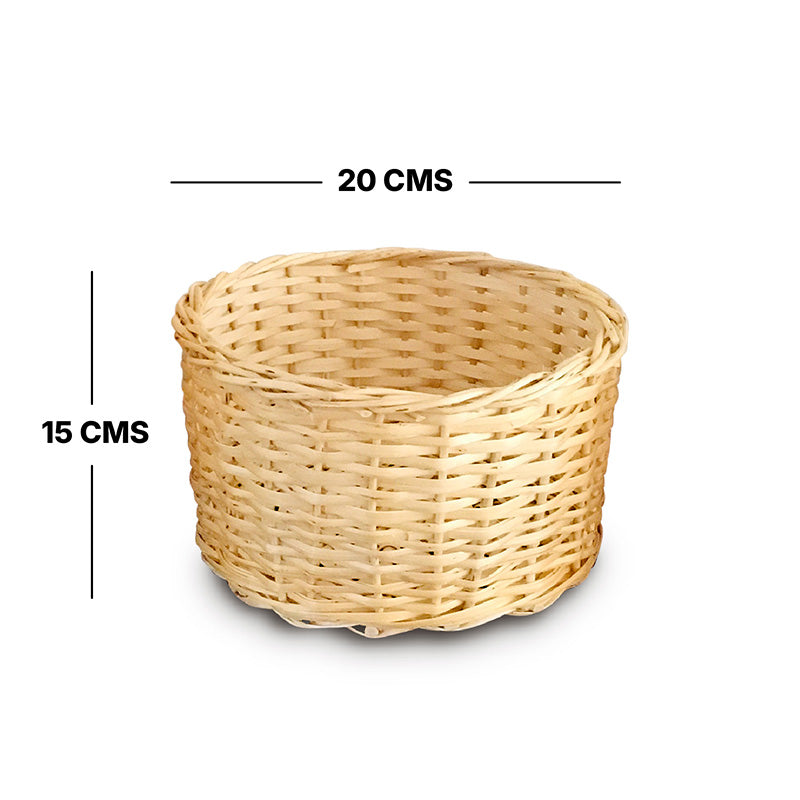 Cesta de mimbre pequeña