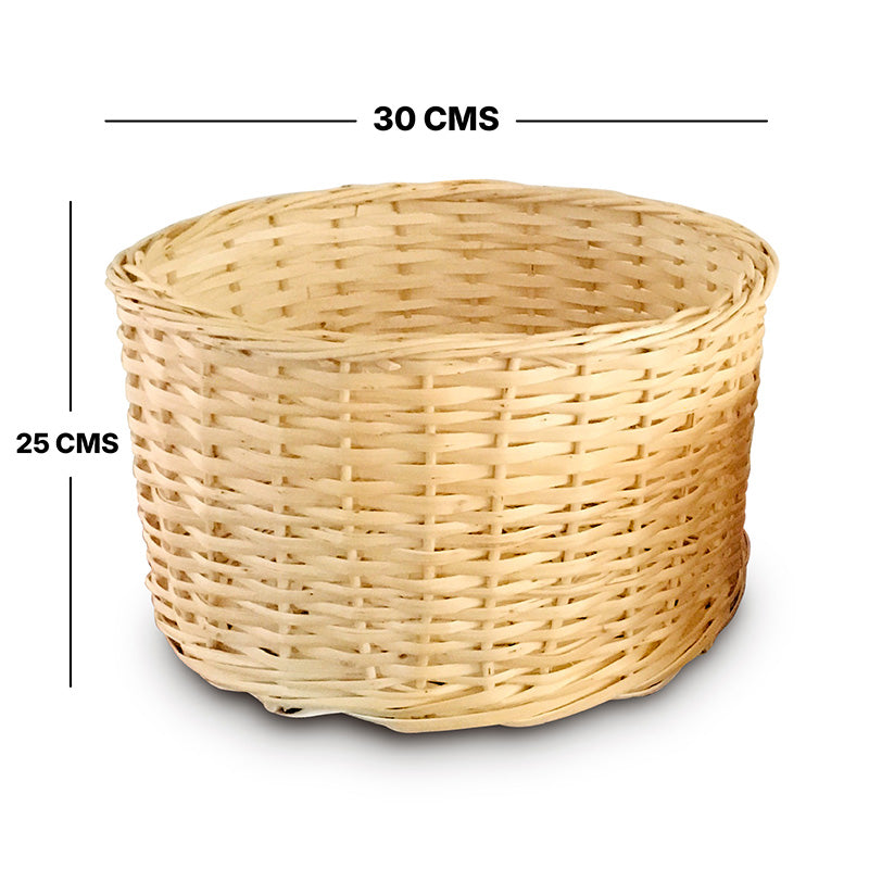 Cesta de mimbre grande