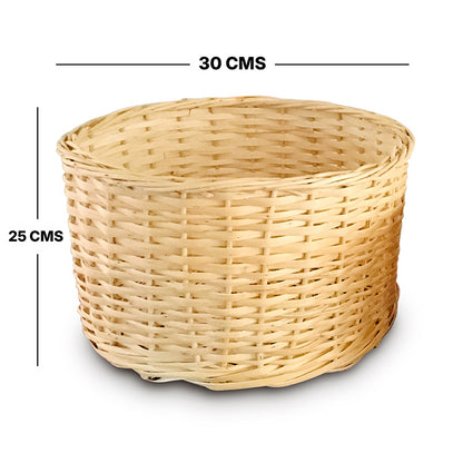 Cesta de mimbre grande
